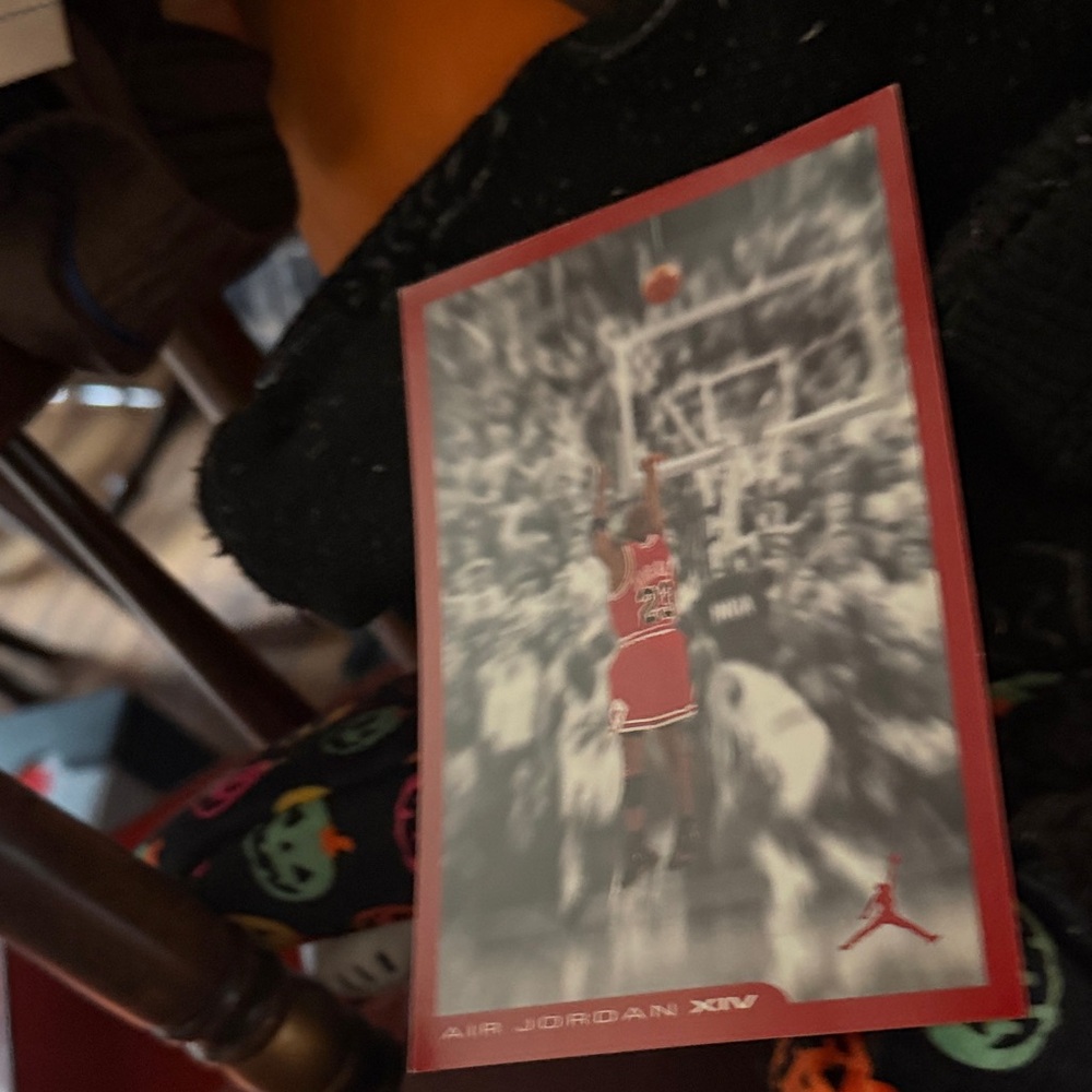 Jordan Air Card with Red Accents